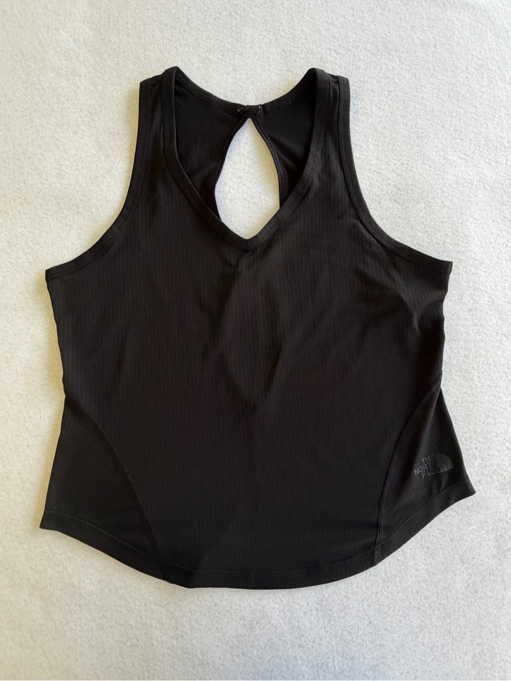 The North Face Charcoal Gray Performance Tank with Subtle Logo